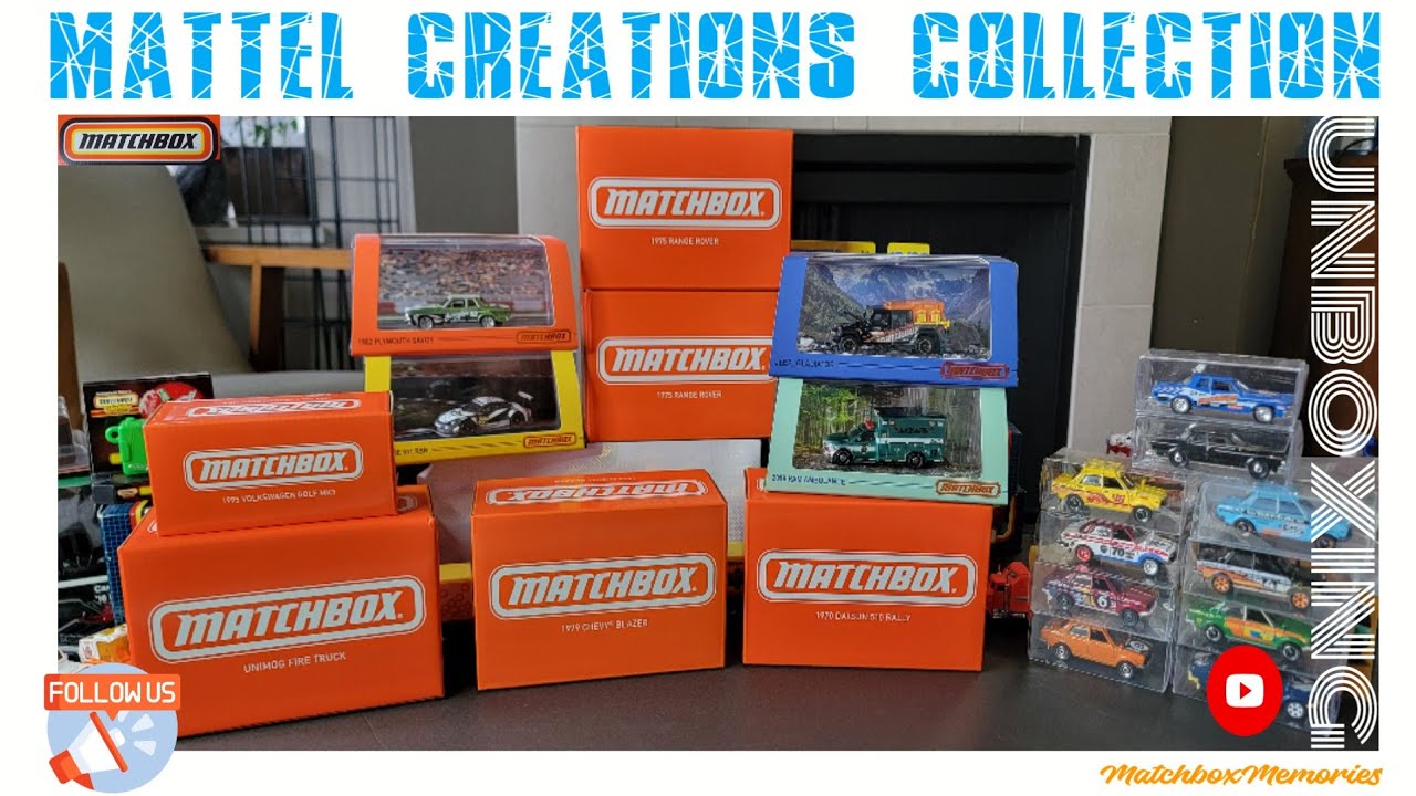Unboxing the latest 2026 Matchbox Mattel Creation Vehicles My favorite Range Rover National Parks!