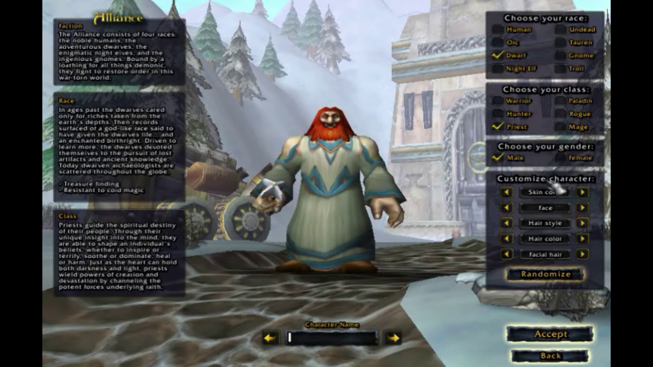 Various World of Warcraft beta footage from 2004