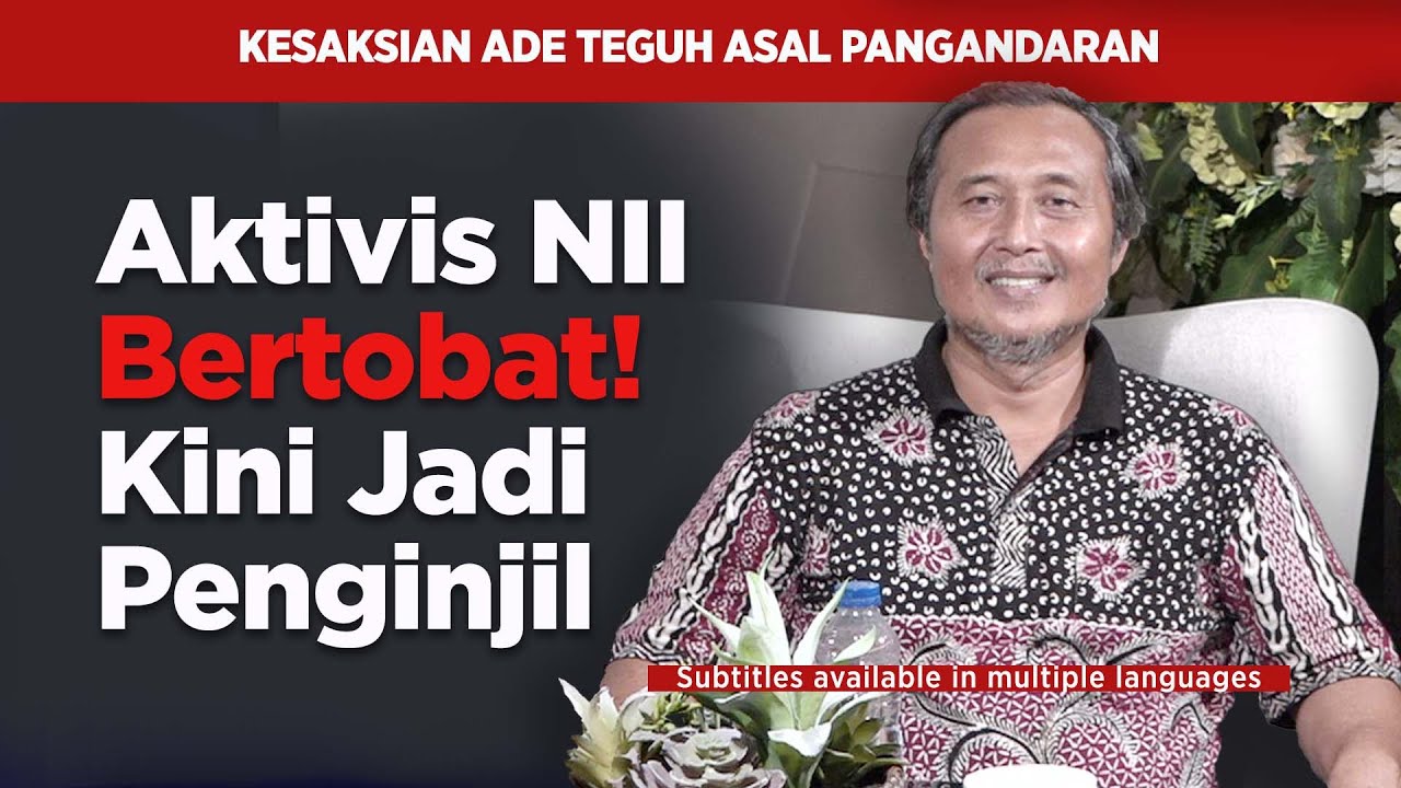Murtadin Ade Teguh : Aktivis Negara Islam Indonesia Ade Teguh Tobat, Kini Jadi Penginjil