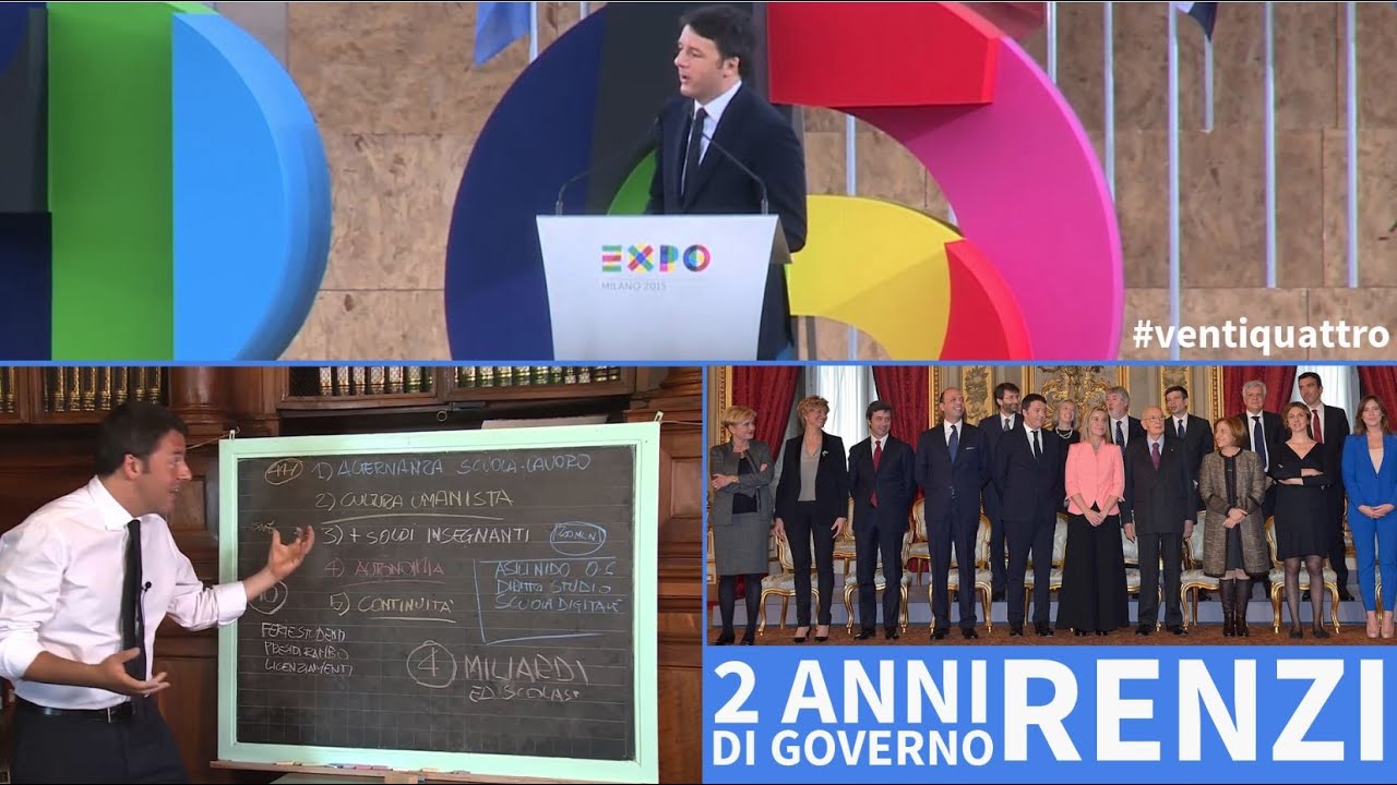 #ventiquattro Due anni di Governo Renzi
