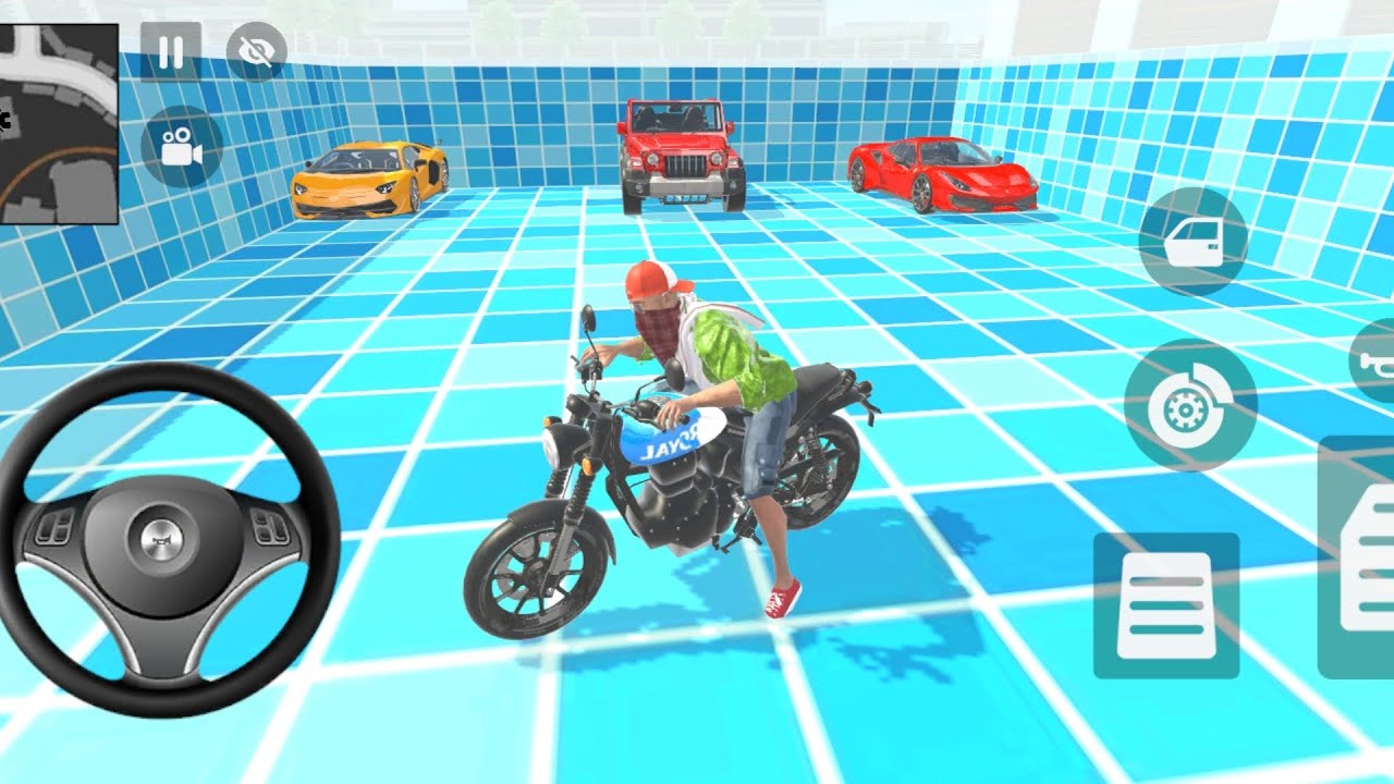 🎮Franklin order by 2️⃣Royal car and thaar👑 infinite in Indian 🇮🇳bike 💥Theft Auto simulator!!!!!!!!!🎮