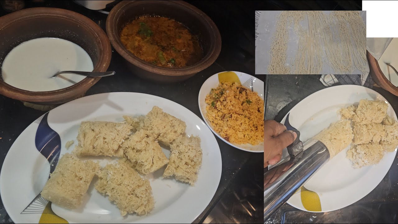 Mani Pittu/அவித்தமா மணிபுட்டு சுலபமாக இடியாப்ப உரல்ல/Steam  flour  Pittu Recipe 