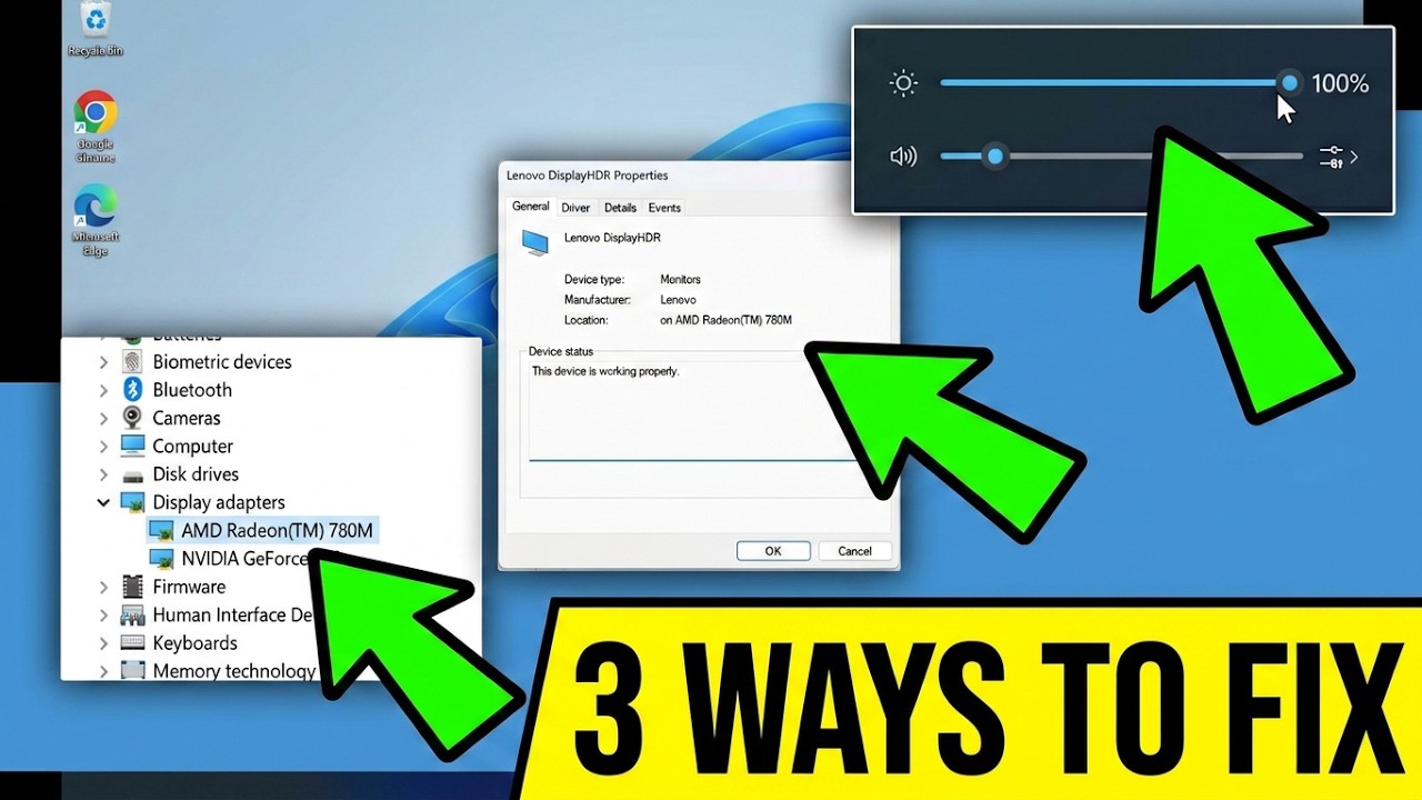 Screen Brightness Won't Change: 3 Ways To FIX It (Windows)