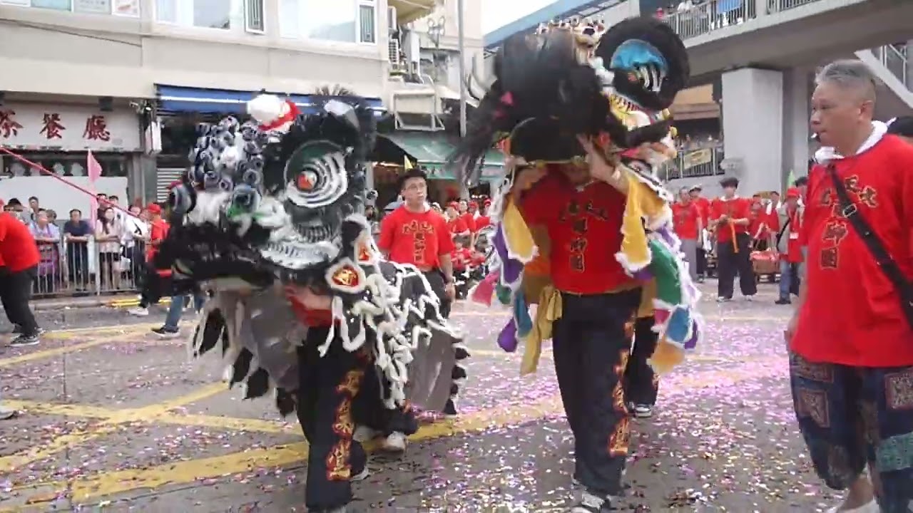 文正氣堂花炮會 - 醒獅 ~  元朗屏山鄉天后寶誕會景巡遊 @2025-4-20