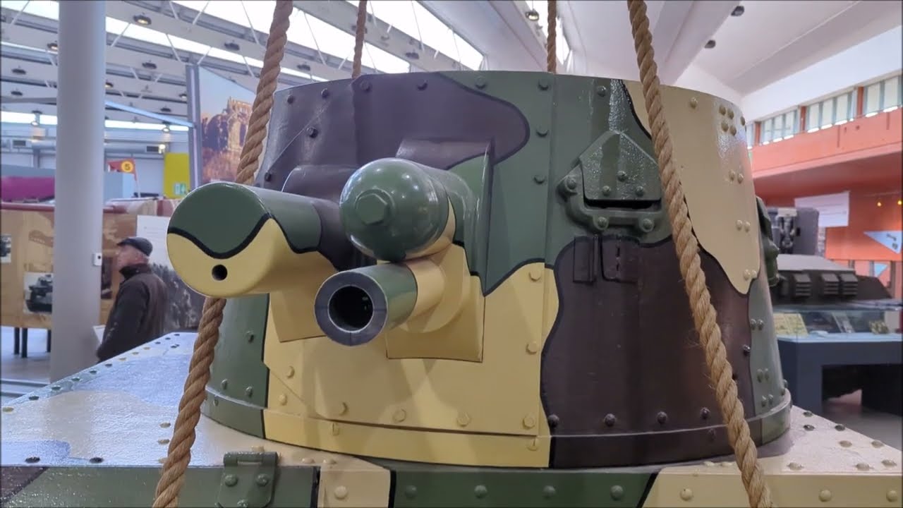 Vickers E (6 ton) Type B Light Tank, close up at The Tank Museum, Bovington