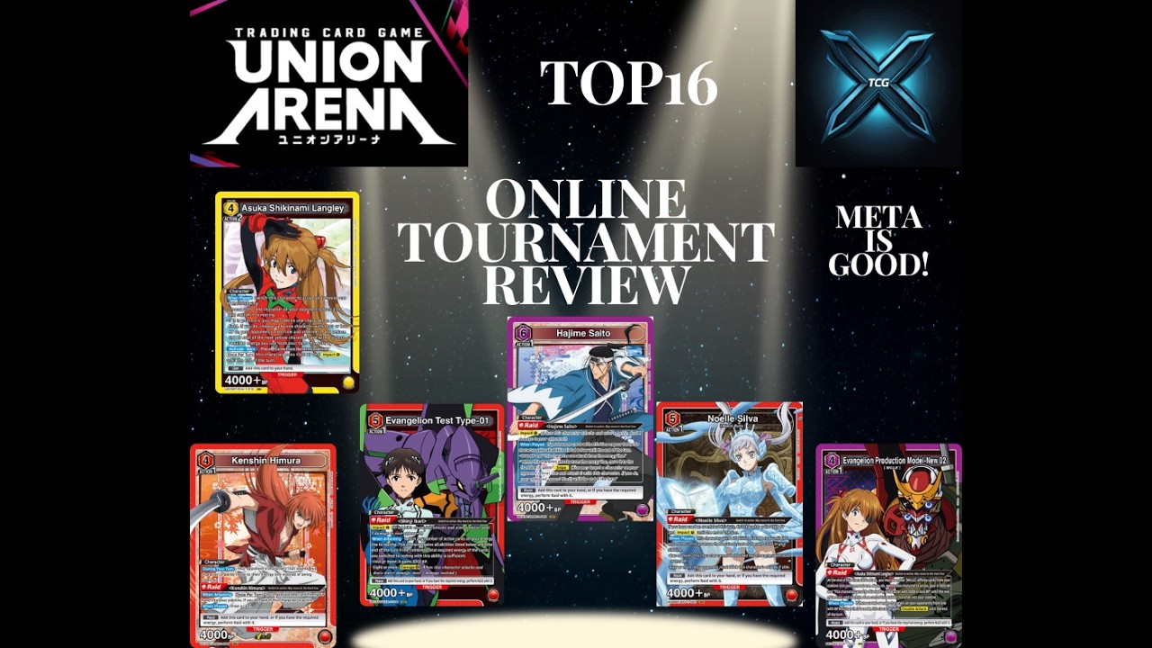 Обзор онлайн-турнира Union Arena TCG — Топ-16