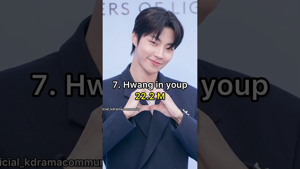 Most followed korean actors on instagram 
