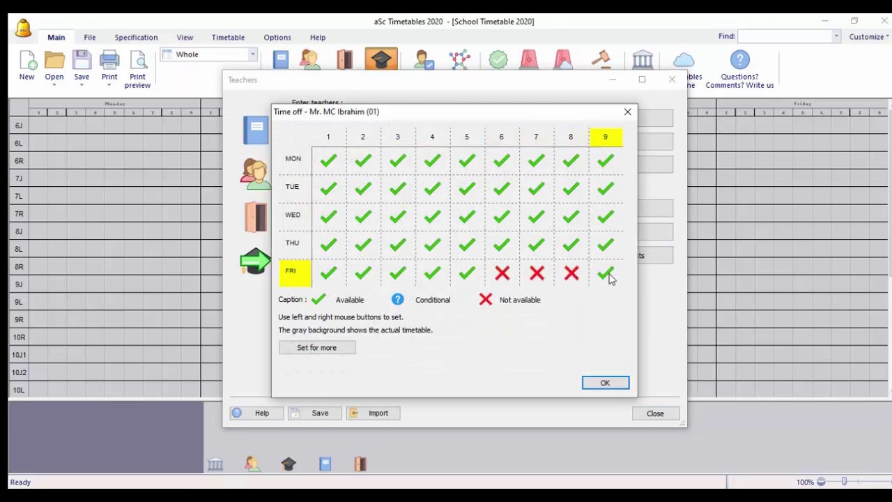 Part 2 - How to Create a School Timetable using ASC Timetables -  (Tamil)