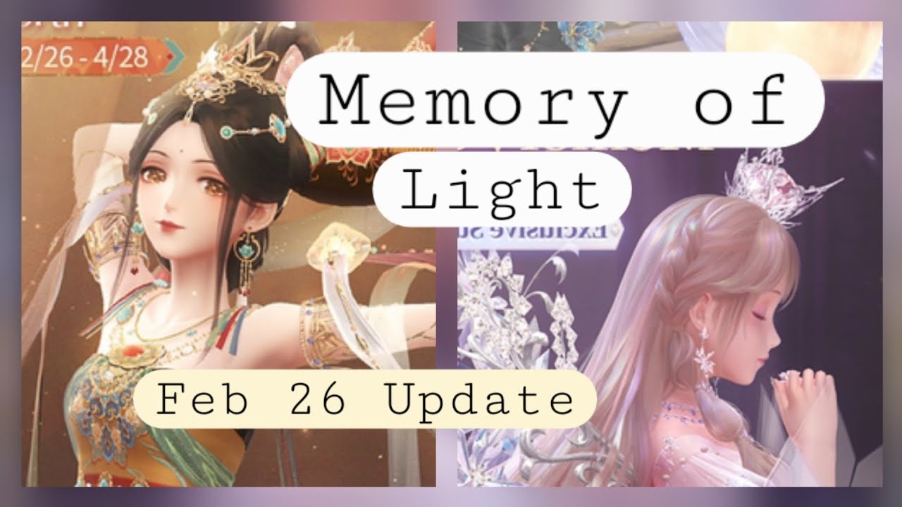 Memory of Light Single UR Reruns, New Events and Features - Shining Nikki February 26th Maintenance
