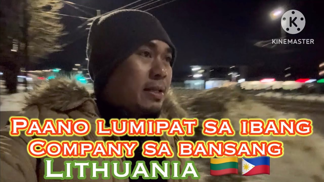 Paano lumipat sa ibang company sa bansang Lithuania 🇵🇭🇱🇹 @KuyaRichvlogs #lithuania #philippines 