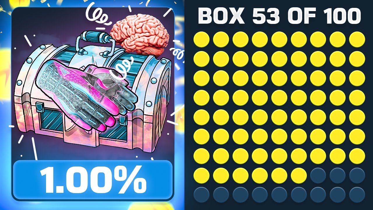 HUGE 100 CASE OPENING ON CSGOROLL! (1% CASES ONLY)