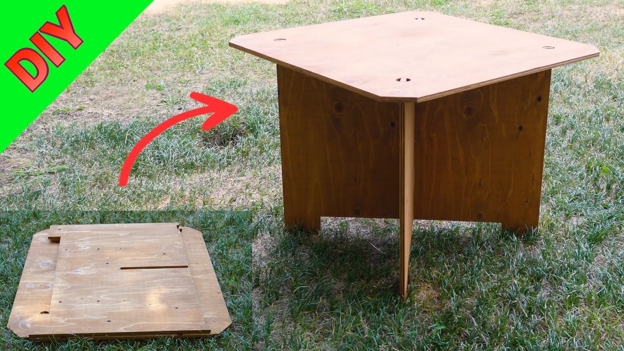 コンパクトテーブルの作り方　How to make a compact table