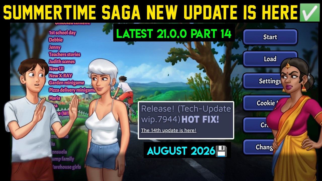 SUMMERTIME TECH UPDATE WIP 7944 ЧАСТЬ 14 ВЫШЛА! 🔴 SUMMERTIME SAGA НОВОЕ ОБНОВЛЕНИЕ 2026 APK ОБНОВ...