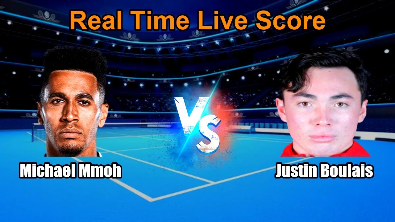 Michael Mmoh vs Justin Boulais Live Score - ATP Challenger Little Rock, USA Men Singles