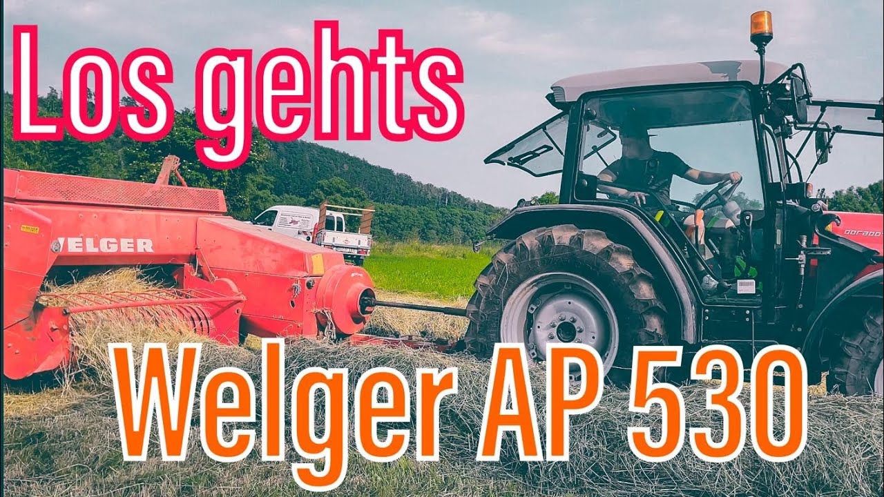FarmVlog#1 Endlich los, Welger AP 530 und Same Dorado 70 Heuernte