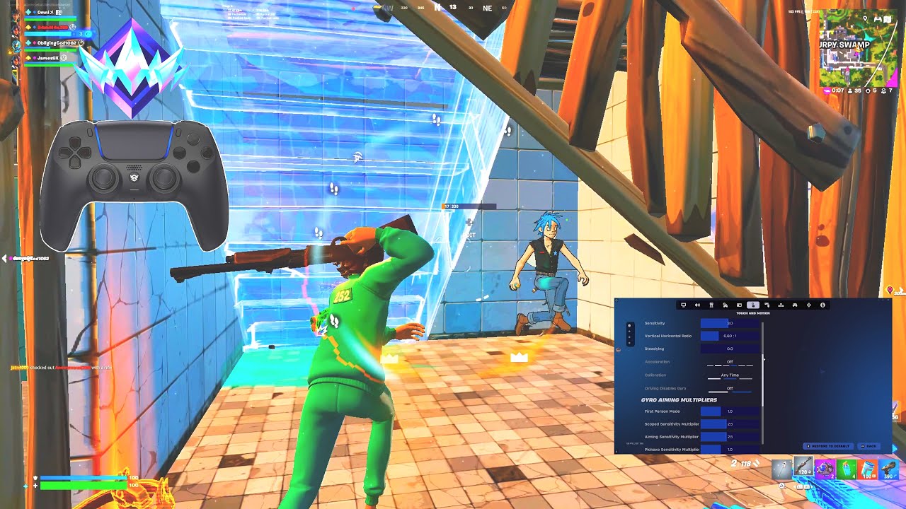 *NEW* Best Controller Settings + Sensitivity For Fortnite Chapter 7! (PS4/PS5/XBOX/PC)