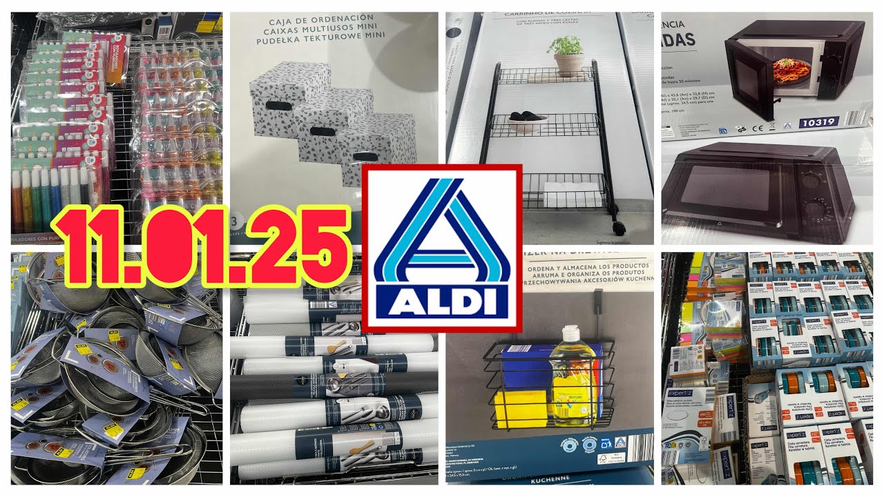 ALDI BAZAR ♥️🛒🛍️ ALMACENAMIENTO, PAPELERÍA, COCINA Y MENAJE 11.01.25  @Amunaysuscosas