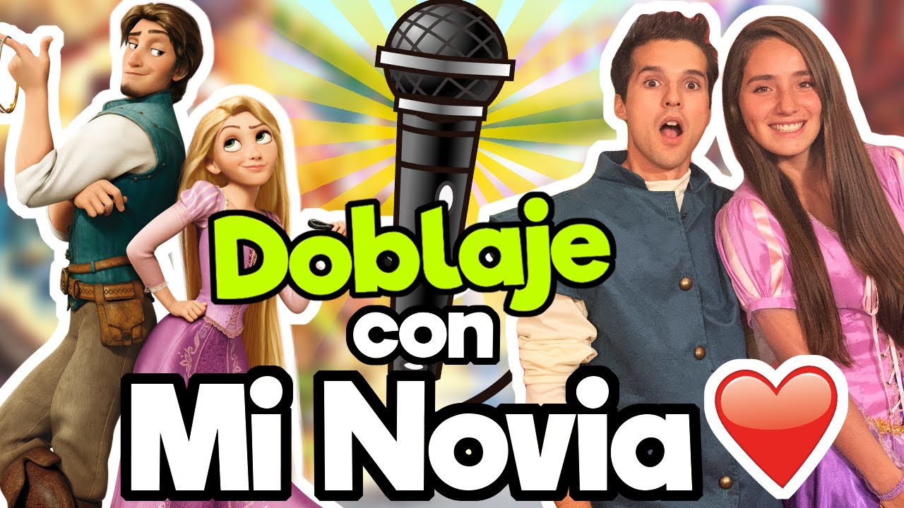 FANDUB (Doblaje Rapunzel) con Mi Novia !! / Memo Aponte