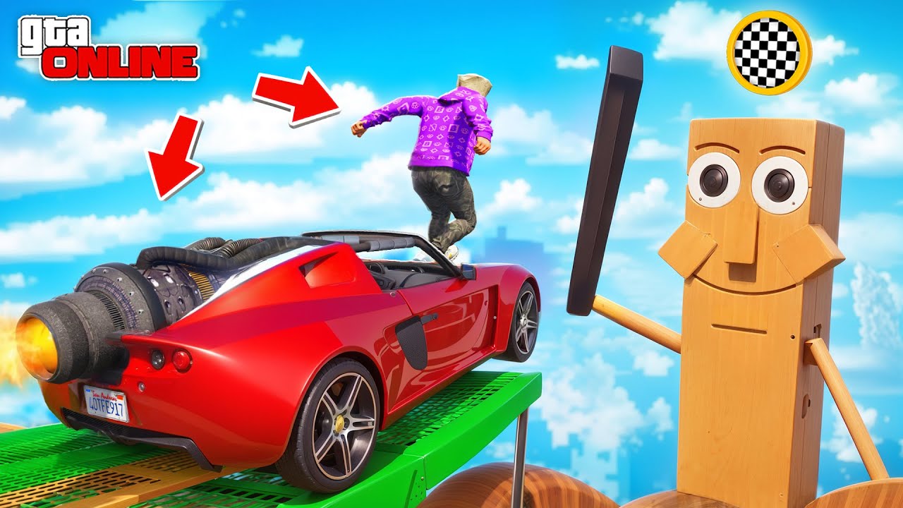 COME TO TUN TUN TUN SAHUR ON ROCKET VOLTIC! REACTIVE SKILL TEST | PARKUR IN GTA 5 ONLINE