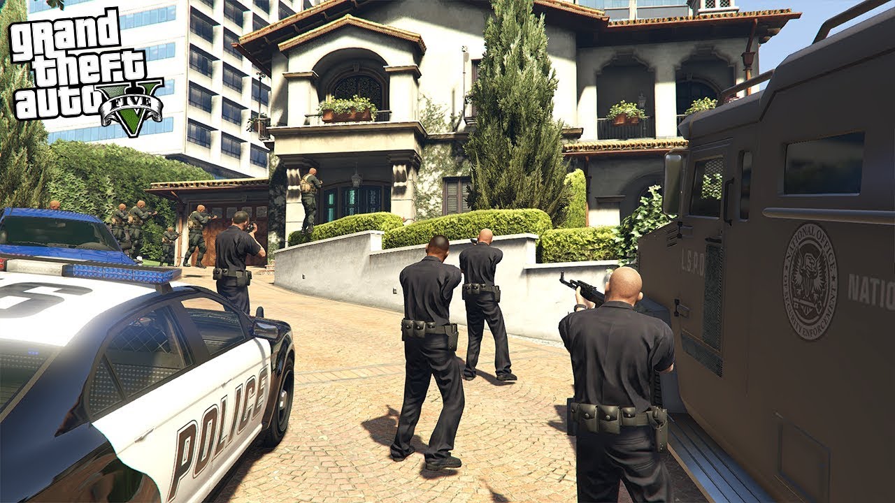 What Happens If The Cops RAID Michael's House in GTA 5?