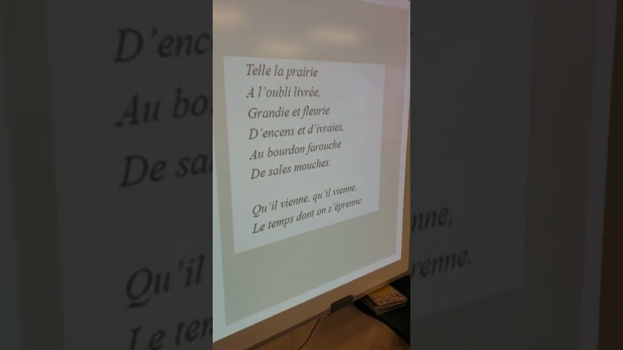 French love poem