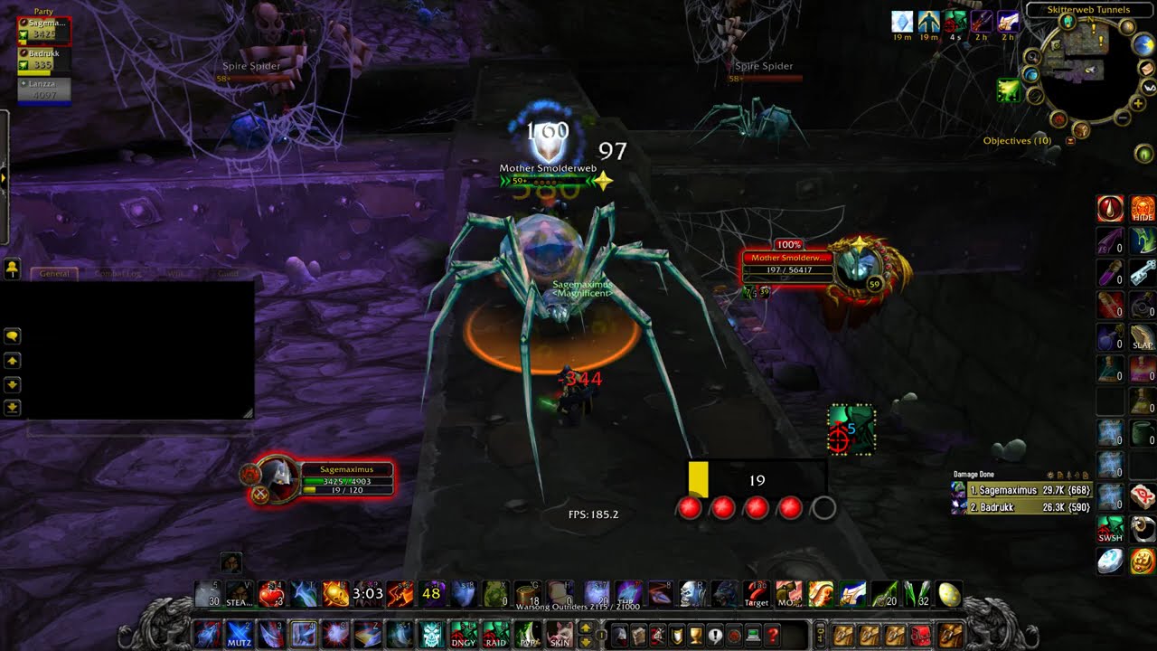Spider trinket farm - Double Rogue