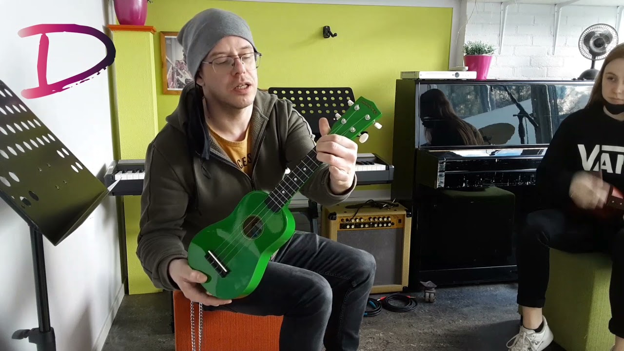 Ukelele les 5 - De meest voorkomende ukelele akkoorden op een rij
