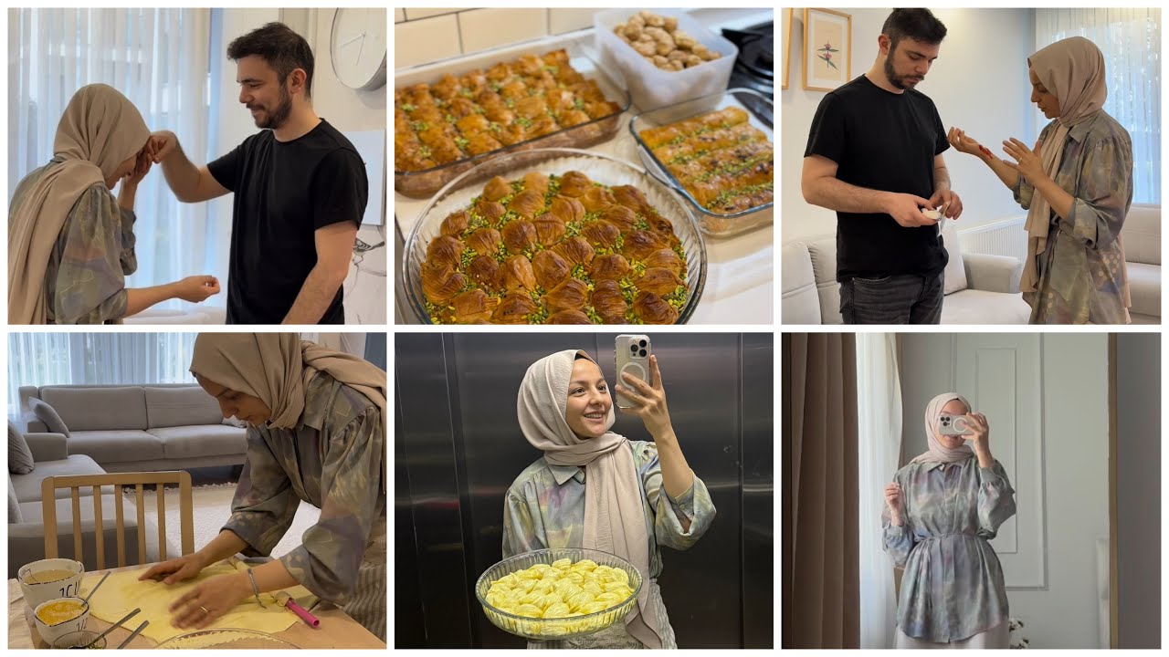 ARİFE GÜNÜ HAZIRLIĞI 🌷 KAYINVALİDEME BAKLAVA YAPTIM 🌹TUZ HAKKIM ✨ BAYRAM HAZIRLIĞI 🎀