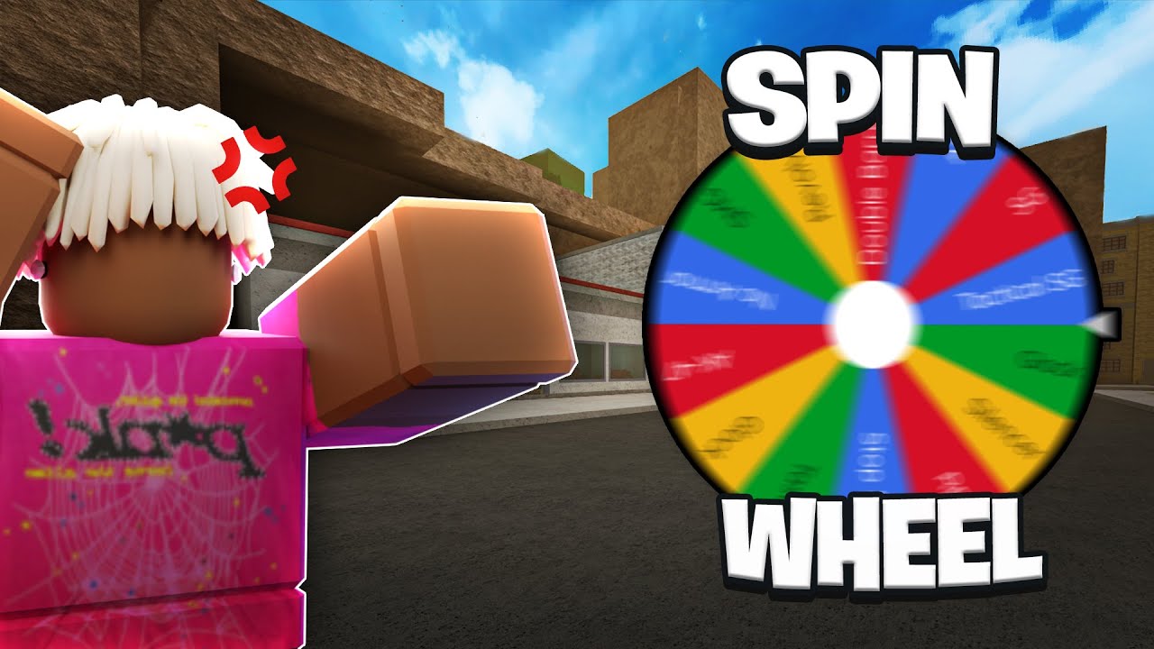 Raiding but A WHEEL Chooses My Gun For EACH DEATH.. 😅 (Da Hood)