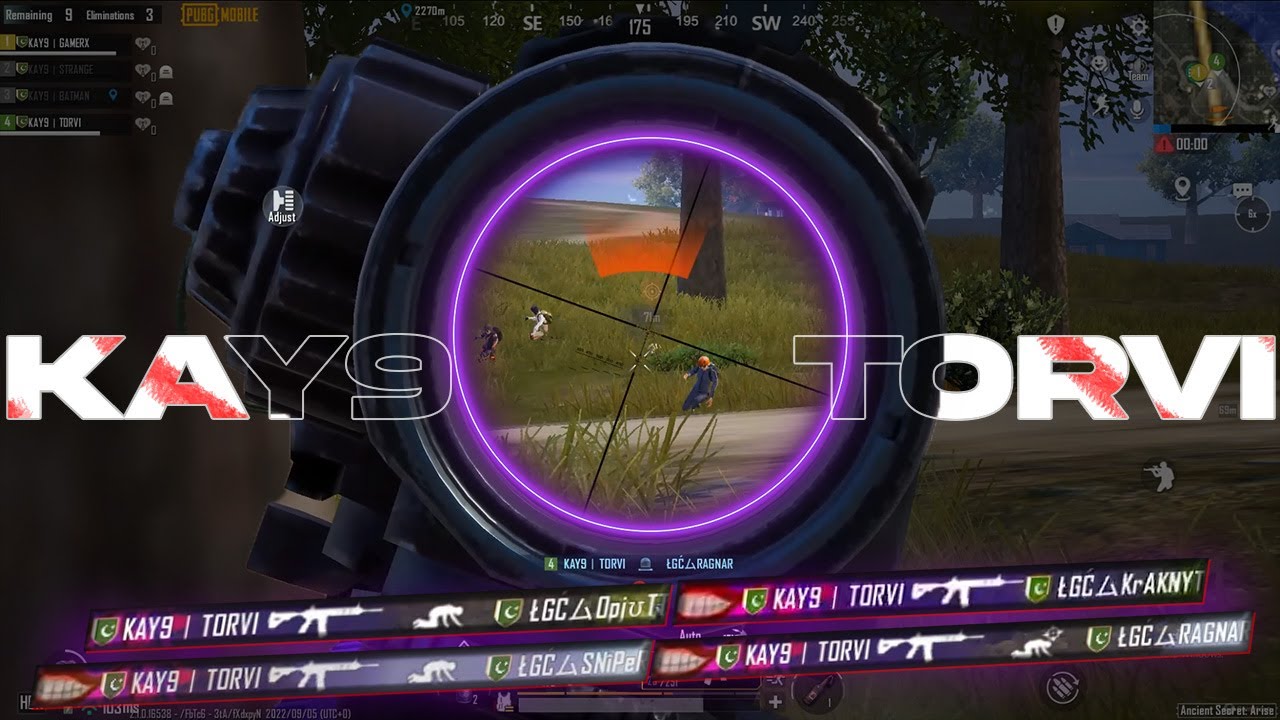 Fastest Squad Wipe LGC Ragnar Gaming || PUBG Mobile || KAY9 | TORVIyt