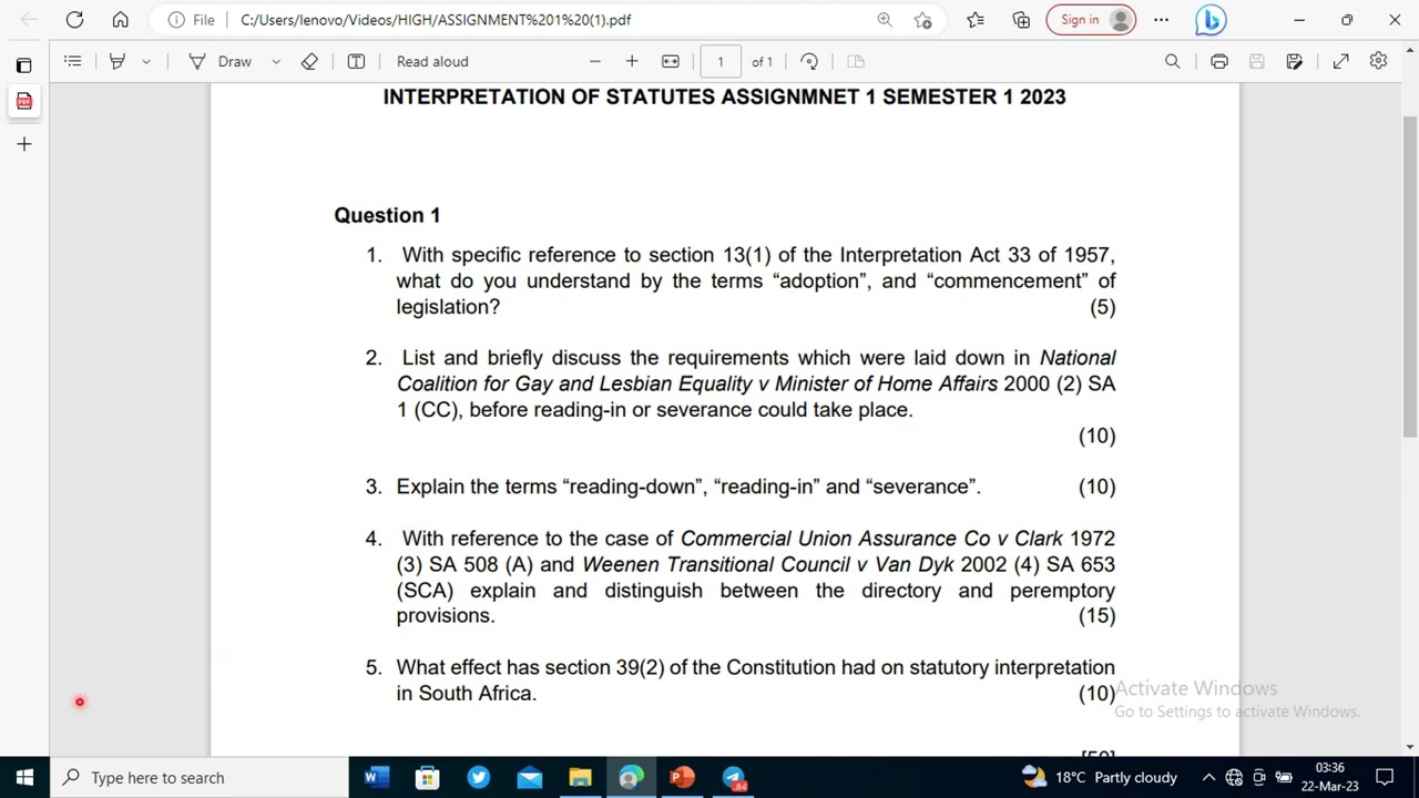 IOS 2601 Assignment 1 2024