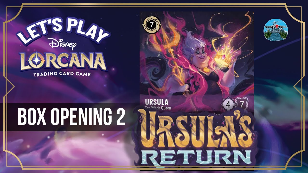 Let's Open Lorcana! Ursula's Return unboxing PT 2!