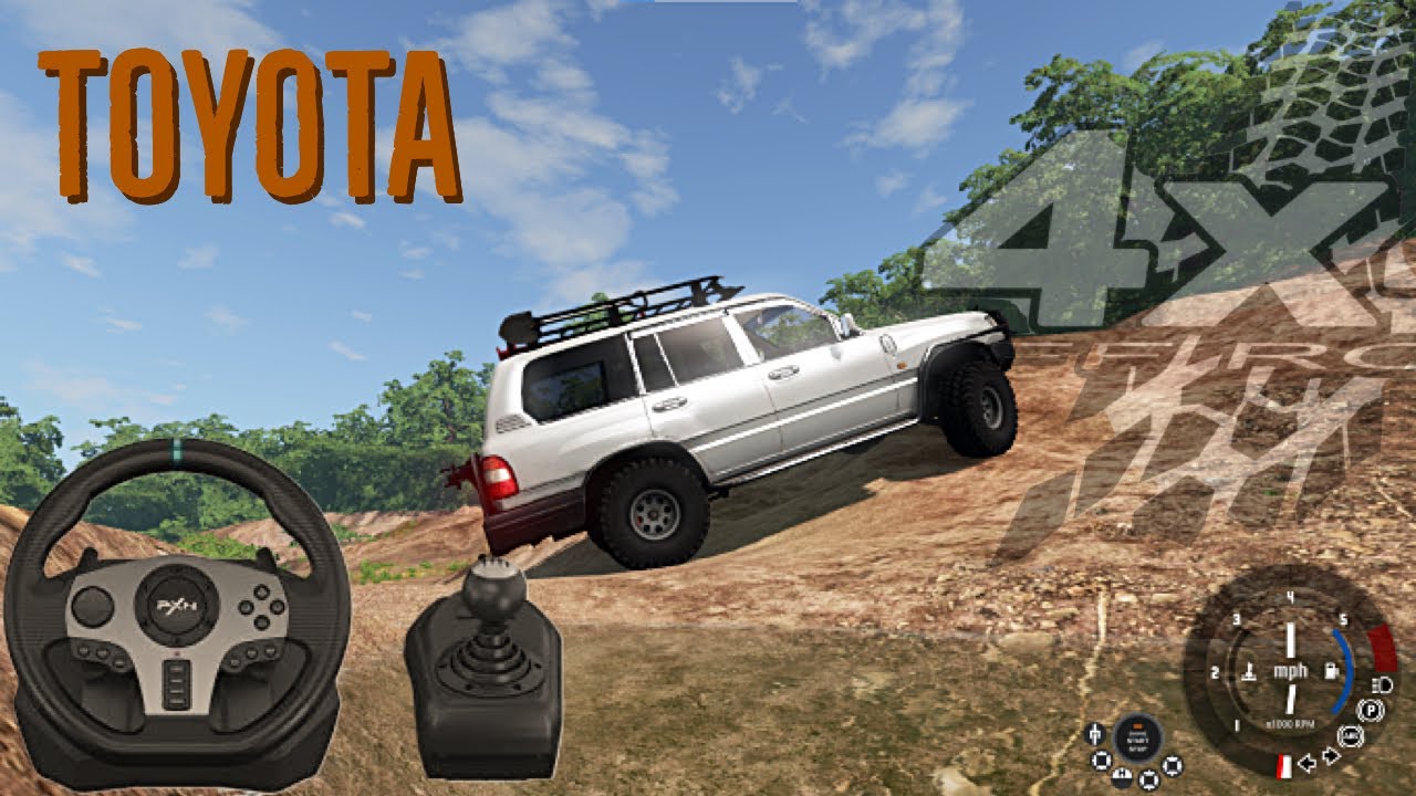 OFFROADING TOYOTA LANDCRUISER 100 SERIES || BeamNG || PXN V9