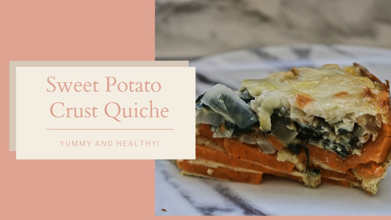 Sweet Potato Crust Quiche