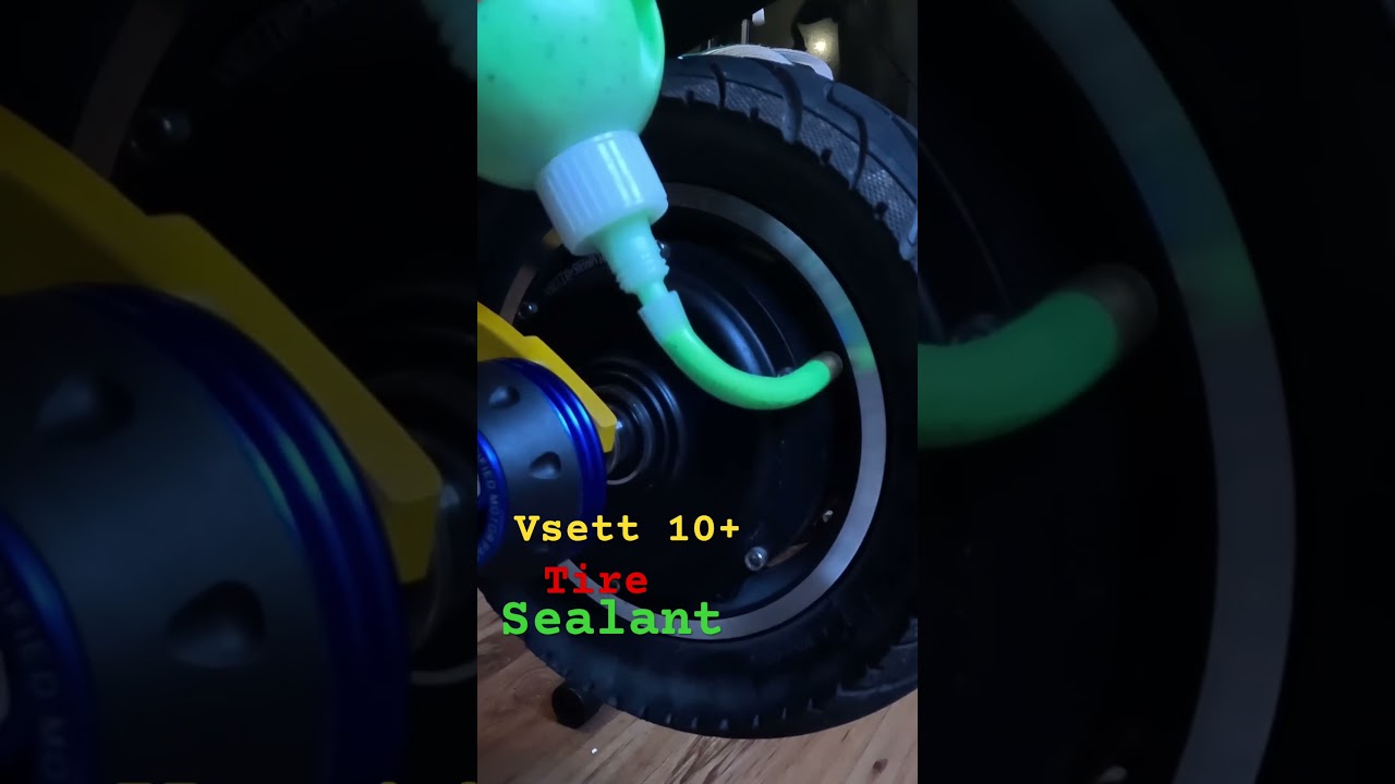 Install tire sealant | Vsett 10+| electric scooter