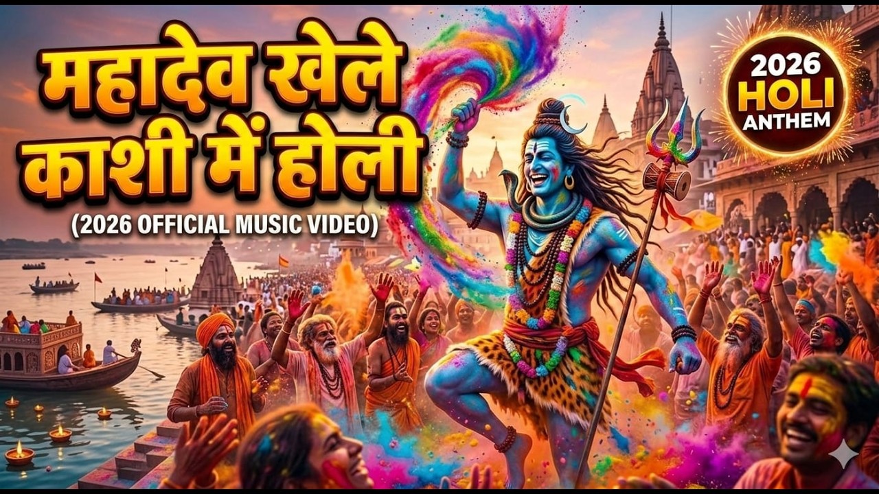 🔥 शिव खेले काशी में होली   Kashi Holi with Mahadev    Holi 2026 Special     Holi new Song