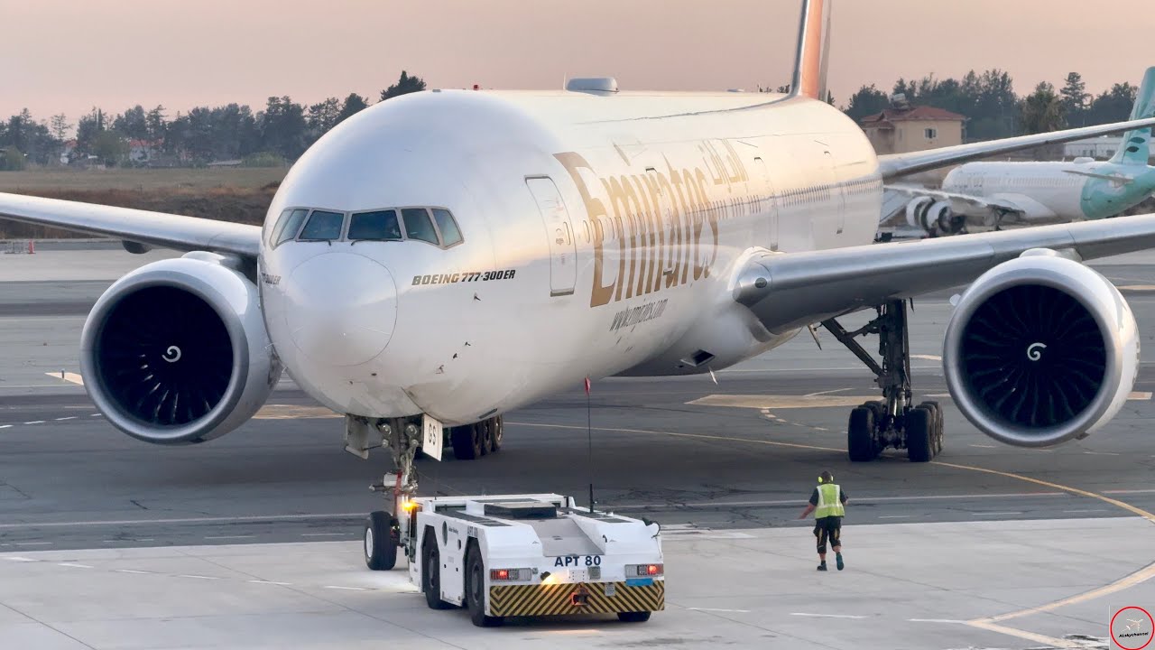 Β777-300ER Pushback & Take Off