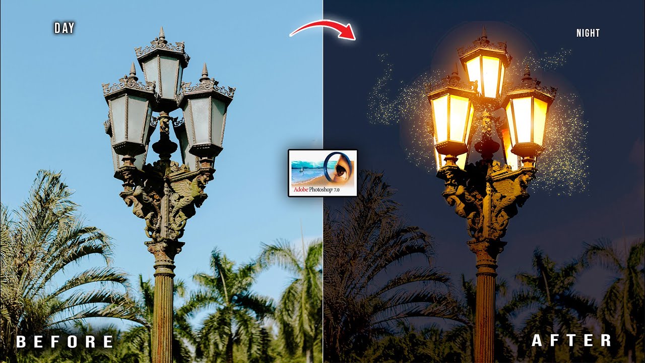 Glow Effect - Photoshop 7.0 Tutorial | Glowing Effect