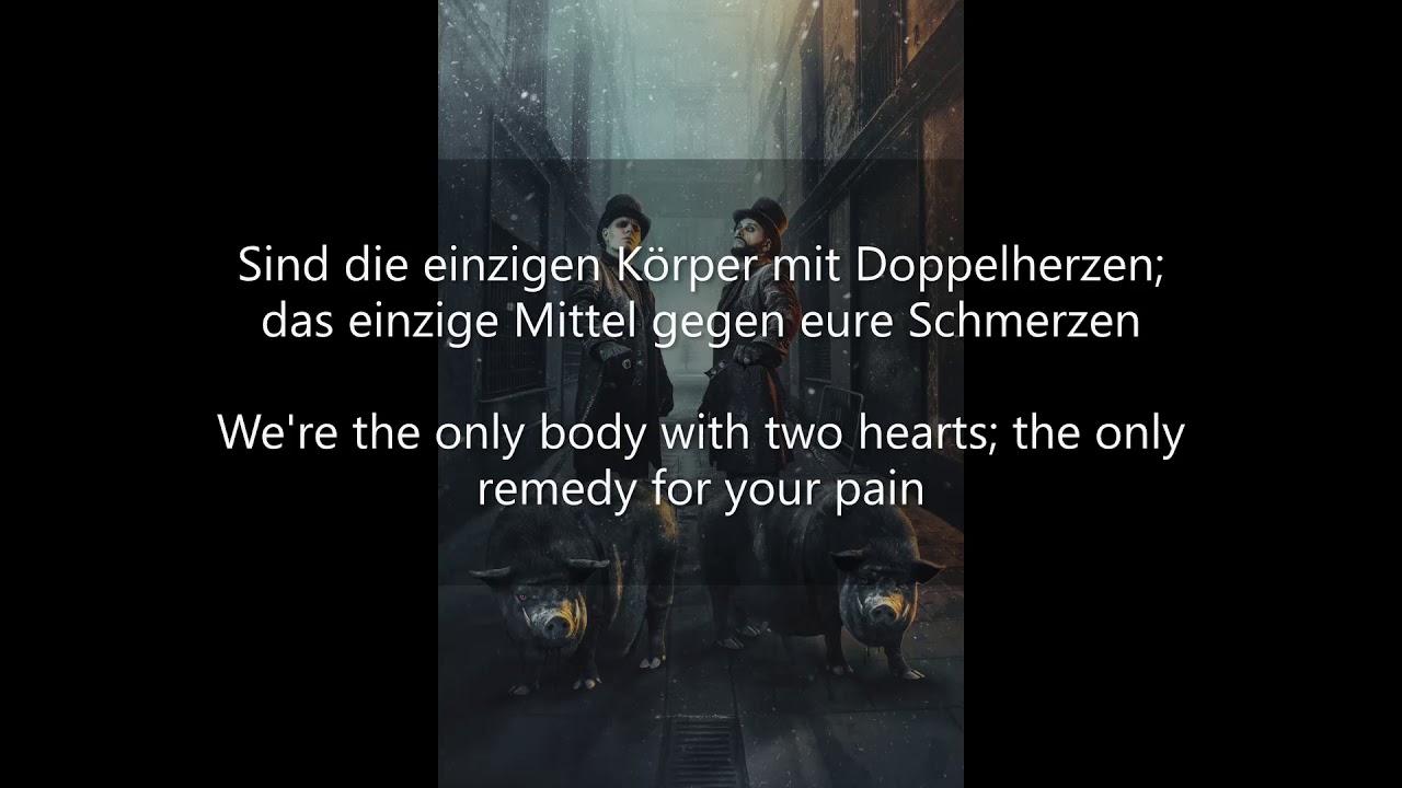 Die Kreatur- Zwei 100% lyrics with English translation