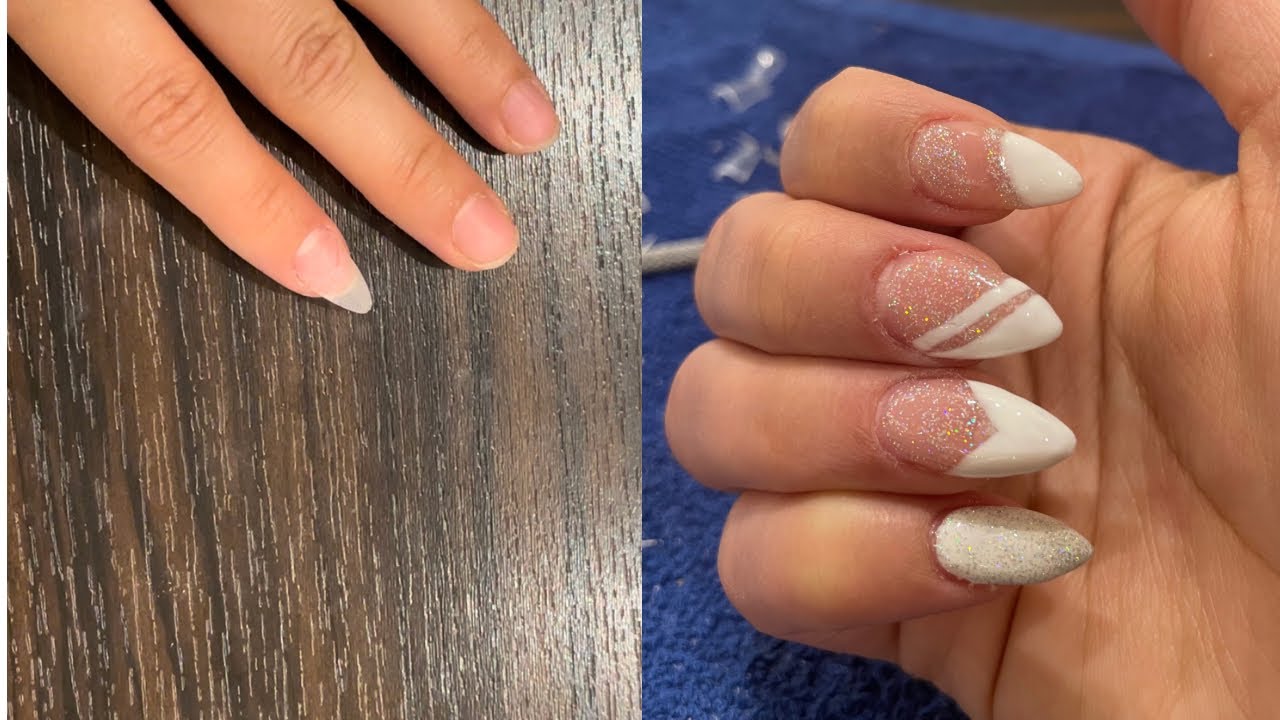 هاف جيل علي تيب 💅خطوات الهاف جيل خطوه بخطوه