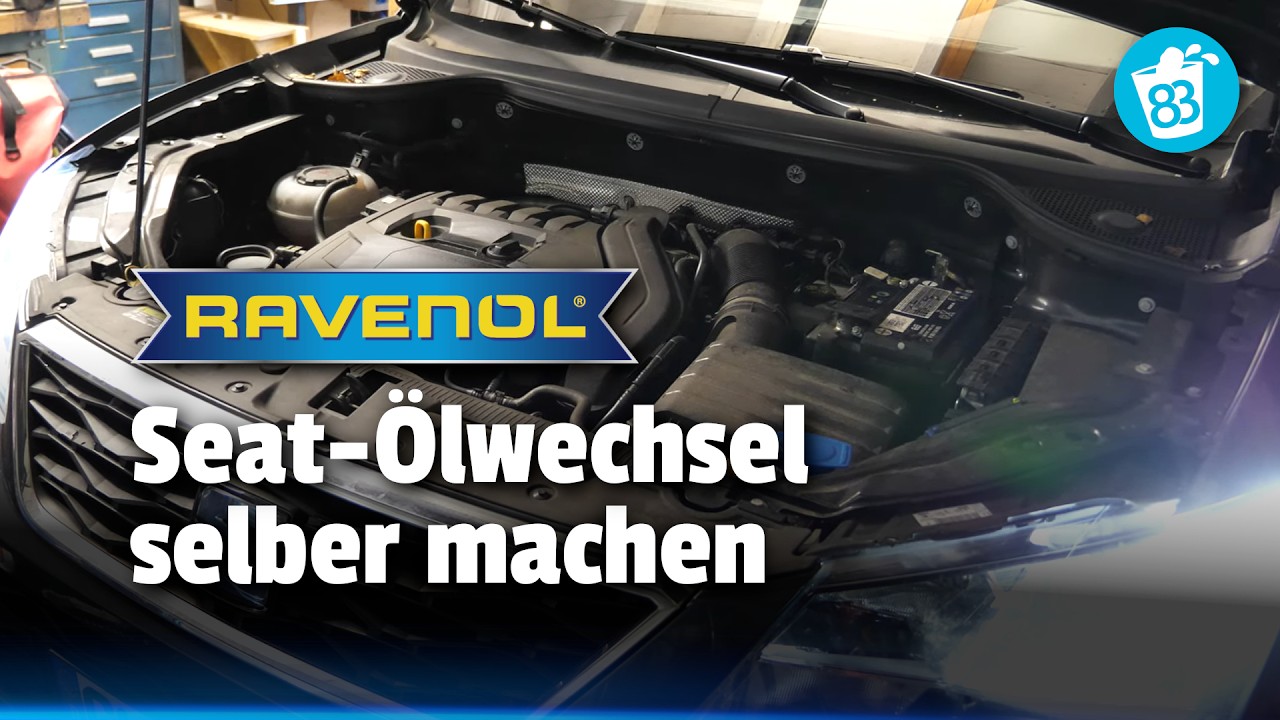 Ölwechsel am Seat Ateca: Umölen auf Ravenol