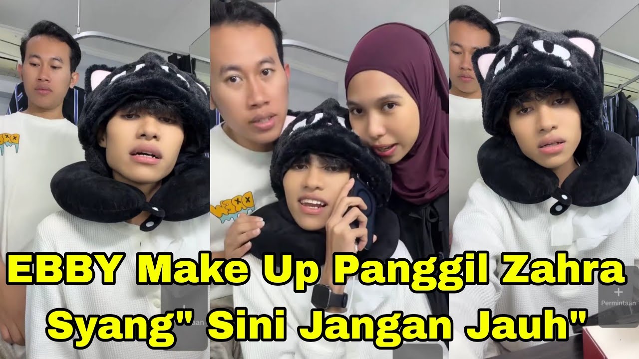 LIVE KAK EBBY PANGGIL ZAHRA SYANG