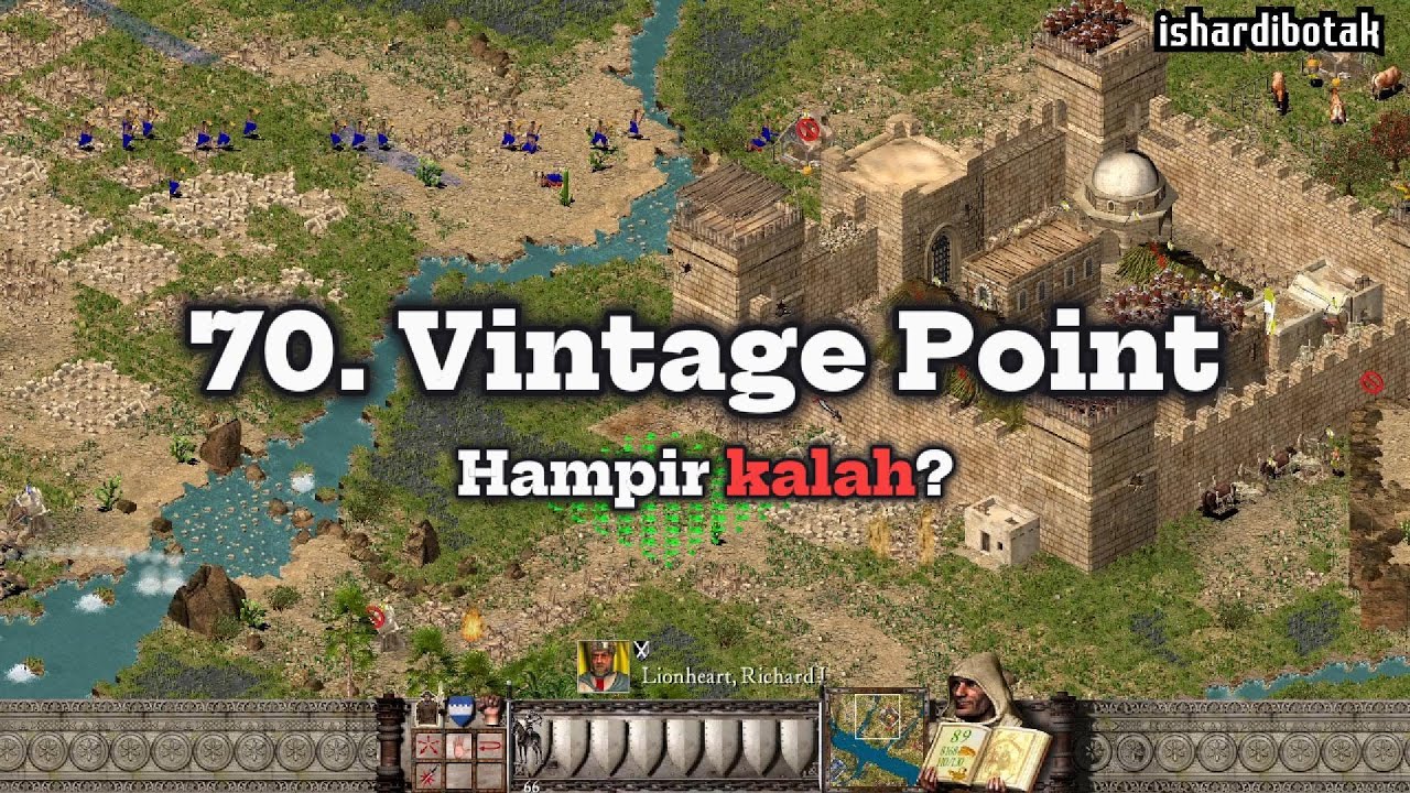 Stronghold Crusader HD - Vintage Point (Trail/Mission 70) - Gameplay