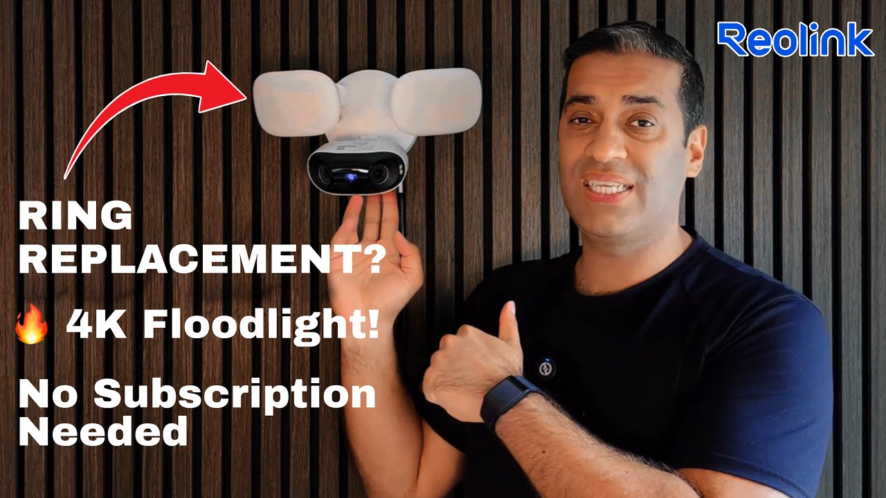 Reolink Floodlight Camera &ndash; 4K Security Without Subscriptions