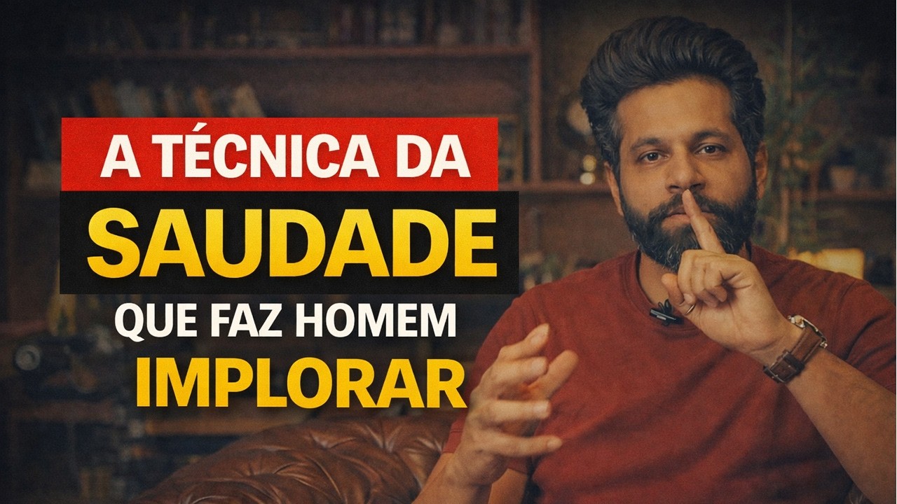 A TÉCNICA DA SAUDADE que faz HOMEM IMPLORAR