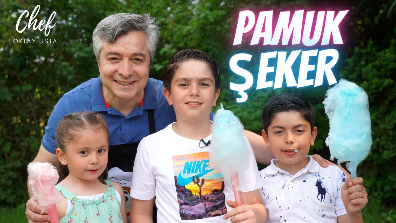 PAMUK ŞEKER YAPTIK &Ccedil;OK EĞLENDİK 🍭 Oktay Usta ve Konukları 🍭