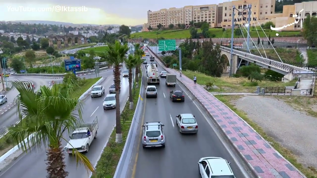 مشاهد لمدينة قسنطينة من جسر جنان الزيتون