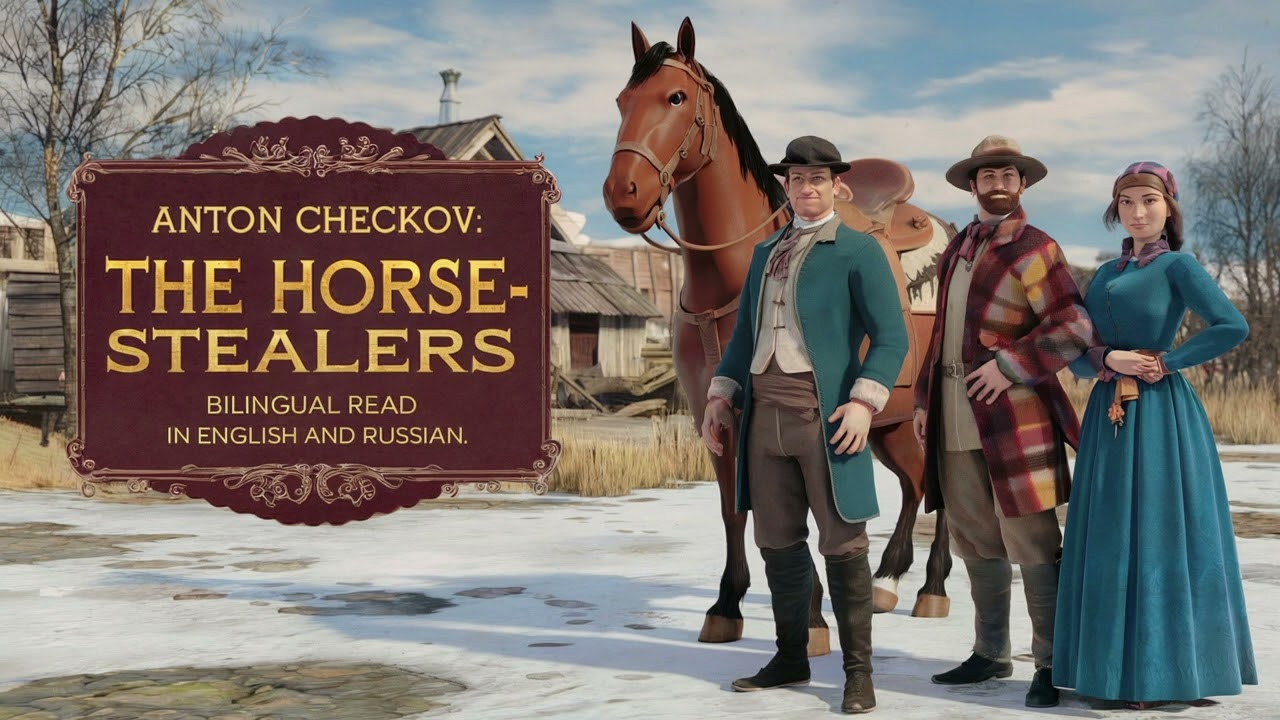 RUSSIAN/ENGLISH Dual Reading of The Horse Stealers by Anton Checkov