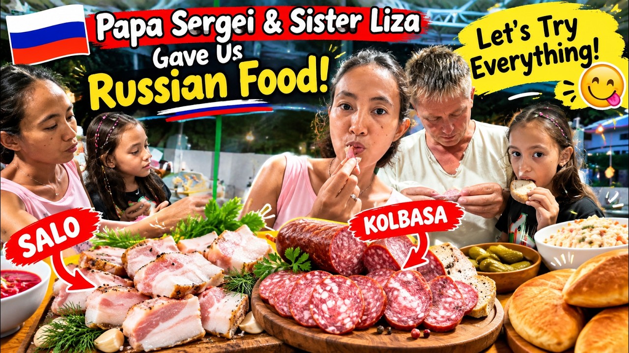 🇷🇺❤️ A Taste of Russia in the Philippines! Papa Sergei Brought Us FOOD!