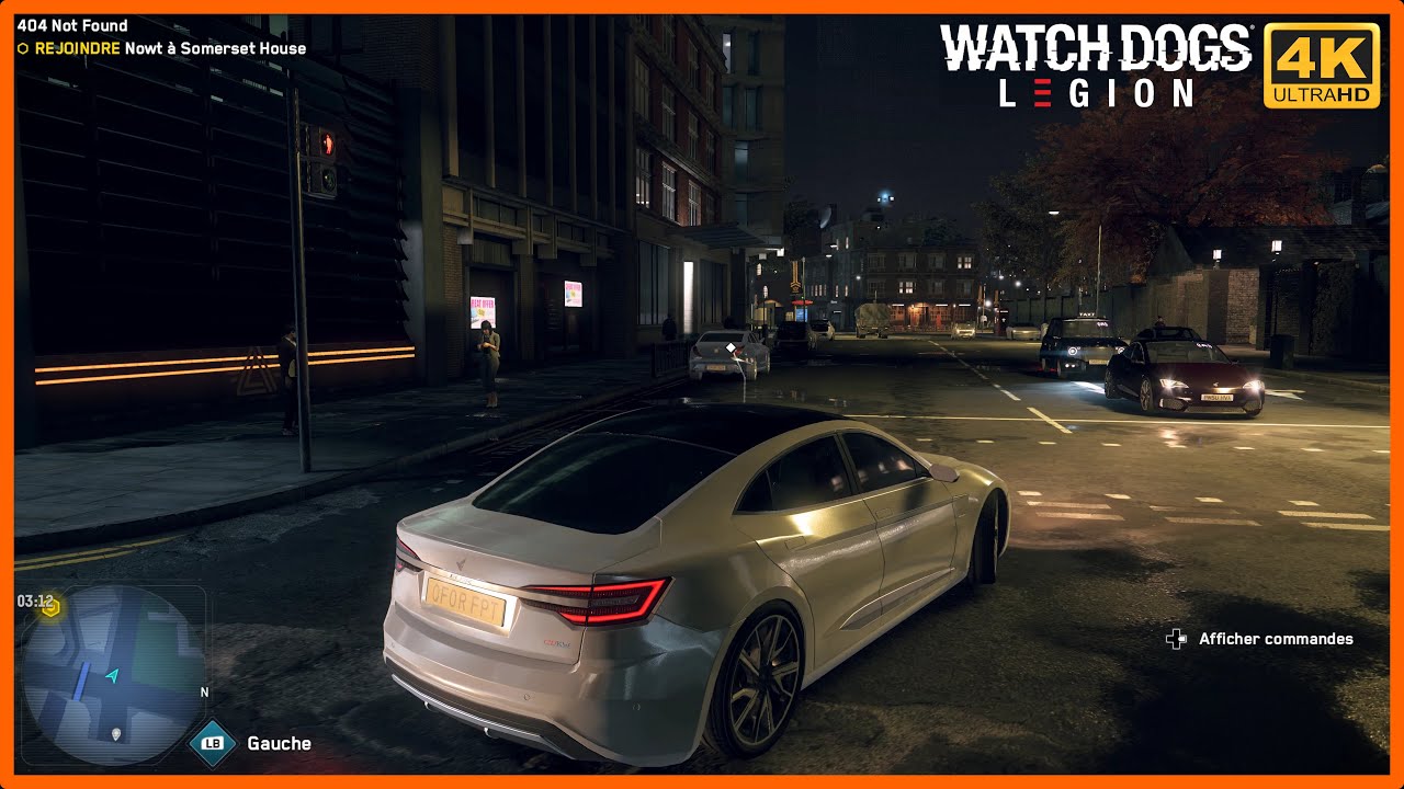 Car Auto Drive #4 | Watch Dogs Legion PC [4K UHD 60fps]